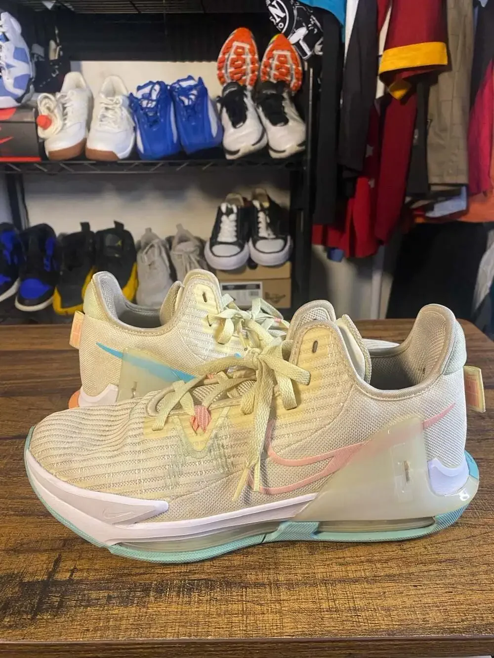 Nike LeBron Witness 6 'Easter' Coconut Milk Basketball Sneakers CZ4052-103